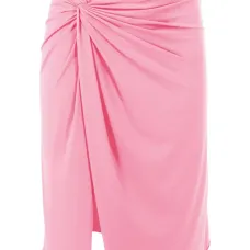 Юбка асимметричного кроя со сборками