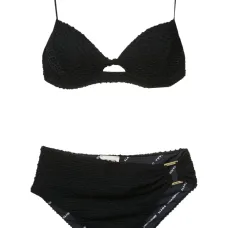 Бикини с вырезом в форме сердца и завышенной талией