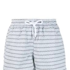 Плавки-шорты с кулиской и графичным принтом