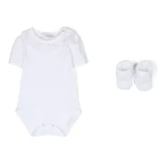 Комплект из боди и пинеток с кружевом