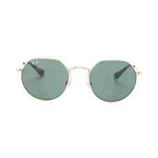 Солнцезащитные очки в круглой оправе черепаховой расцветки