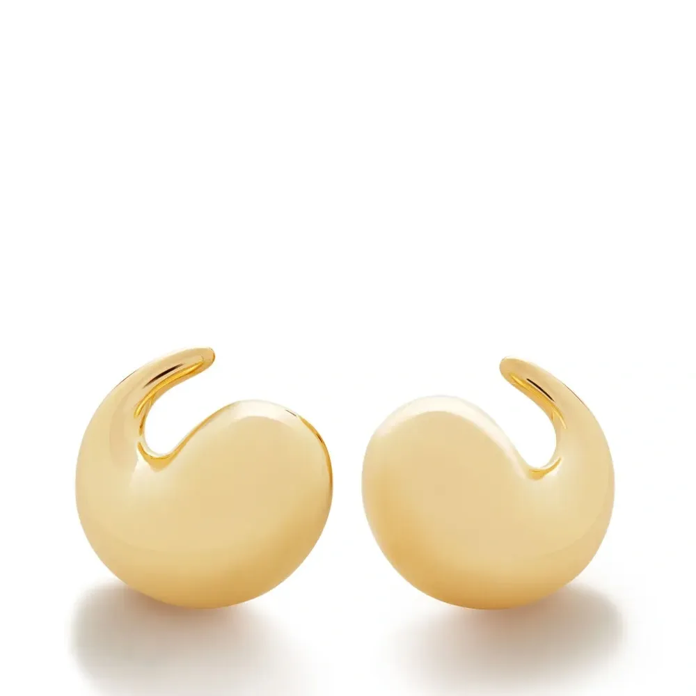 Позолоченные серьги Nura