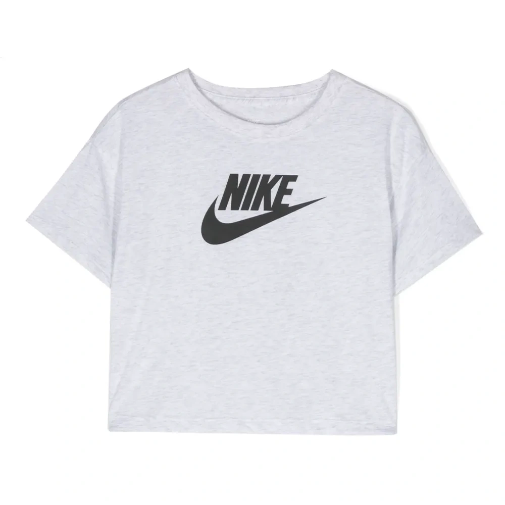 Укороченная футболка с логотипом