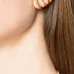 Позолоченная серьга Daisy