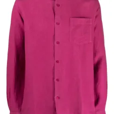 Льняная рубашка Caroubis с длинными рукавами