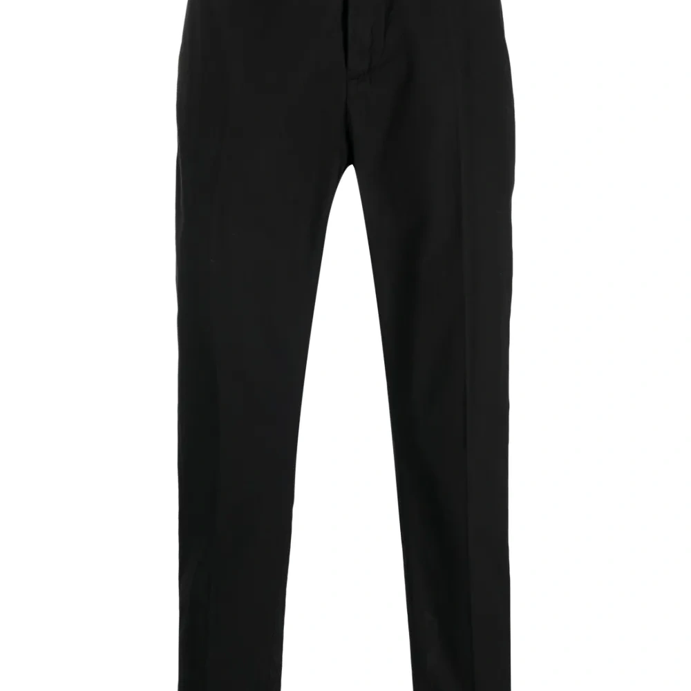 Прямые брюки с нашивкой-логотипом