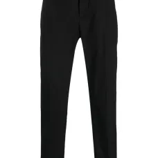 Прямые брюки с нашивкой-логотипом