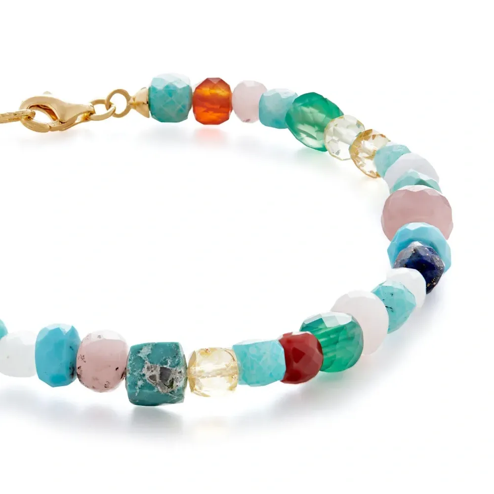 Позолоченный браслет Freedom с бусинами Позолоченный браслет Freedom с бусинами