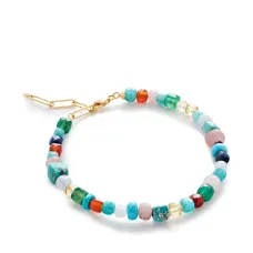 Позолоченный браслет Freedom с бусинами