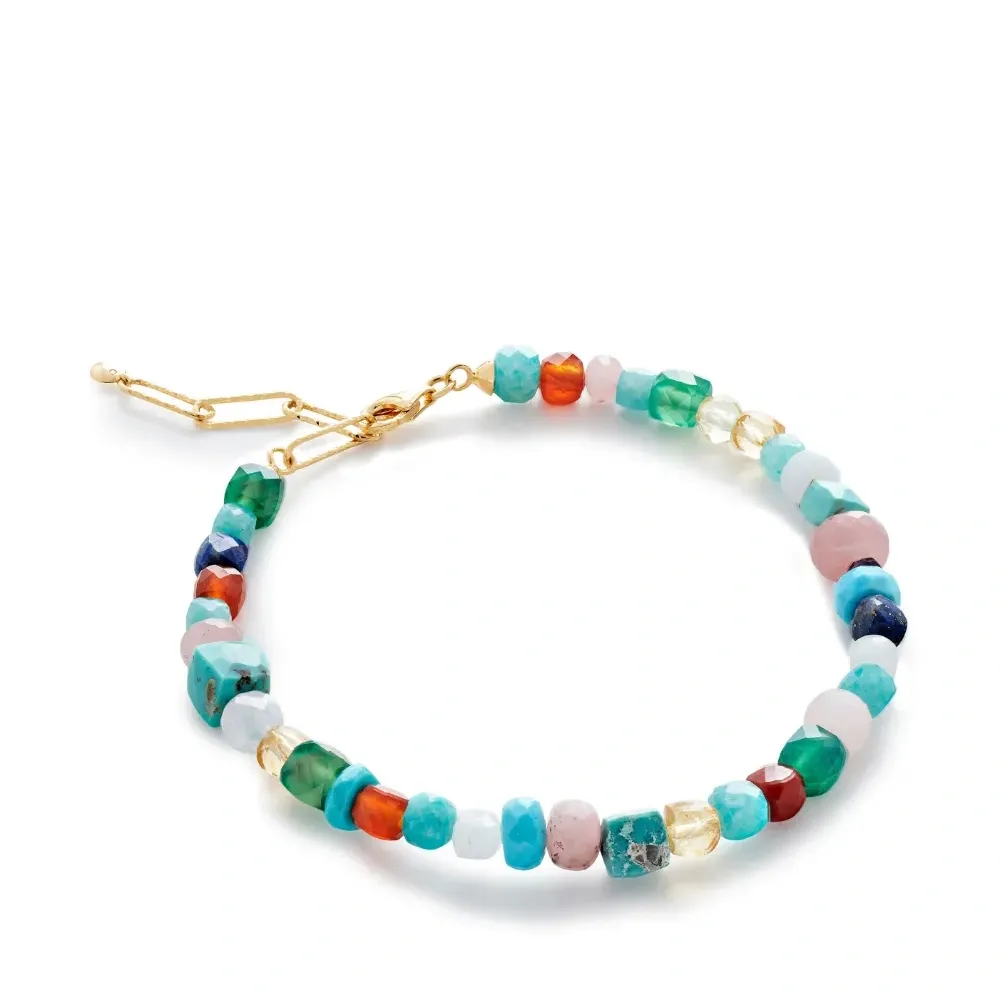 Позолоченный браслет Freedom с бусинами Позолоченный браслет Freedom с бусинами