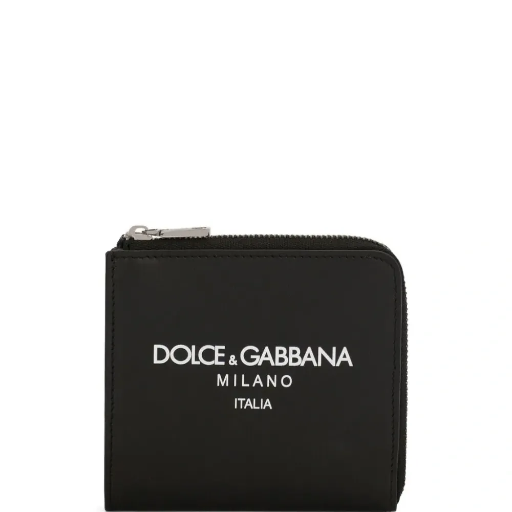 Кошелек с круговой молнией и логотипом Кошелек с круговой молнией и логотипом