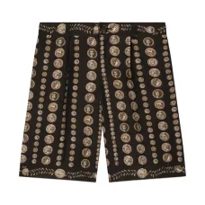 Шорты-бермуды с принтом