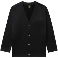 Кардиган на пуговицах с вышитым логотипом Кардиган на пуговицах с вышитым логотипом