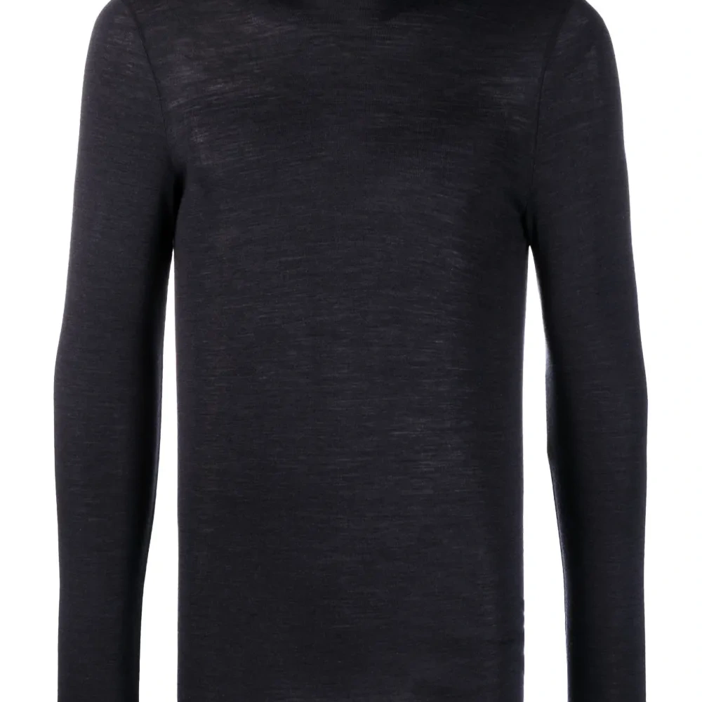 Джемпер из смесовой шерсти с высоким воротником