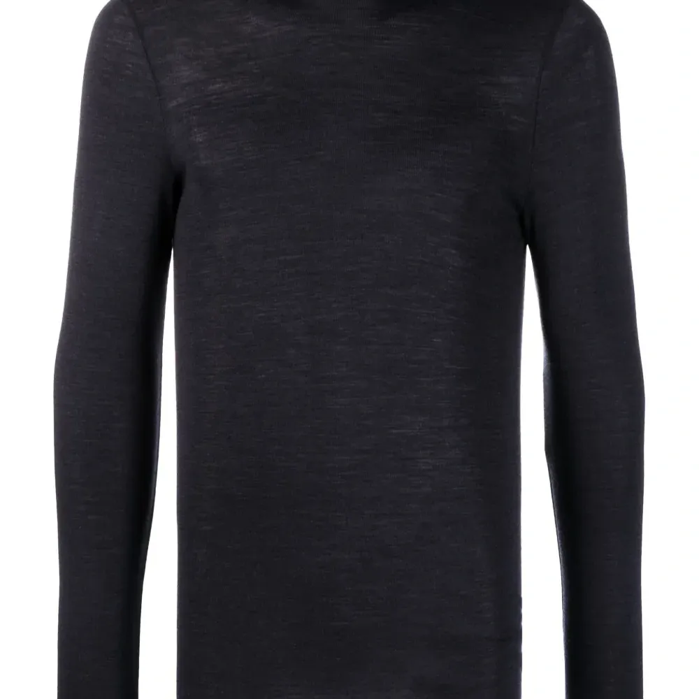 Джемпер из смесовой шерсти с высоким воротником