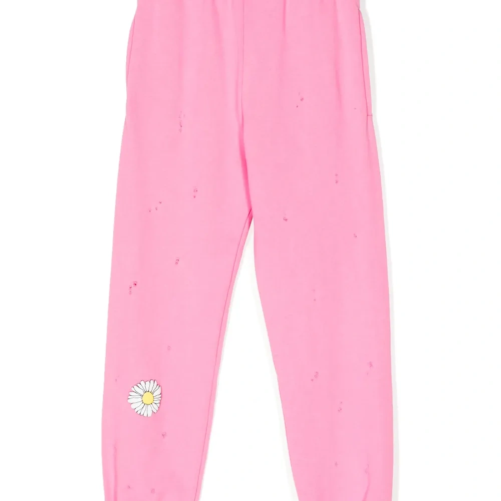 Спортивные брюки с цветочным принтом