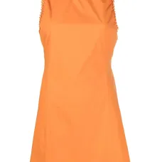 Платье мини без рукавов