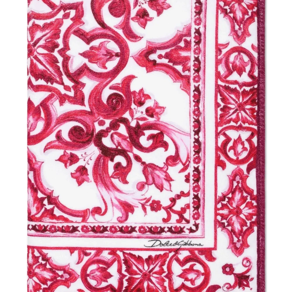 Пляжное полотенце с принтом Majolica