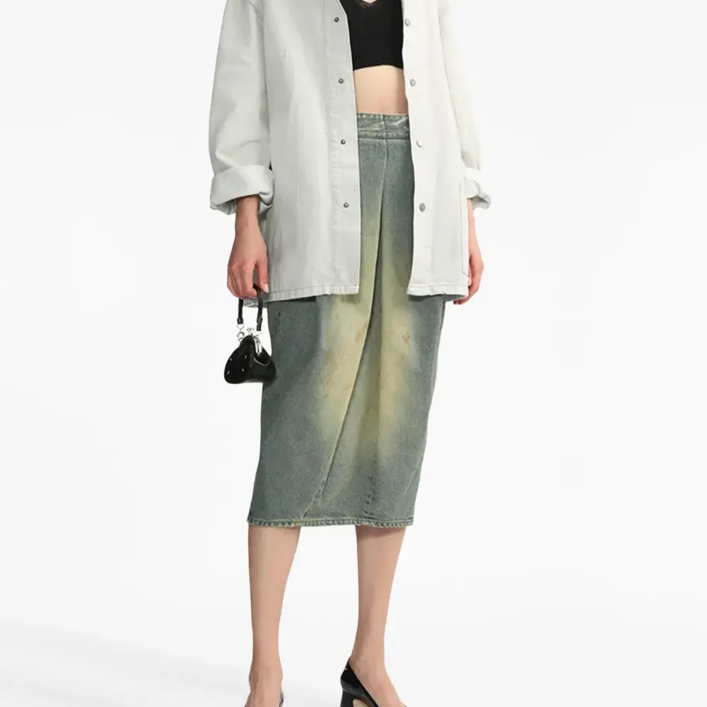 Укороченный топ в рубчик