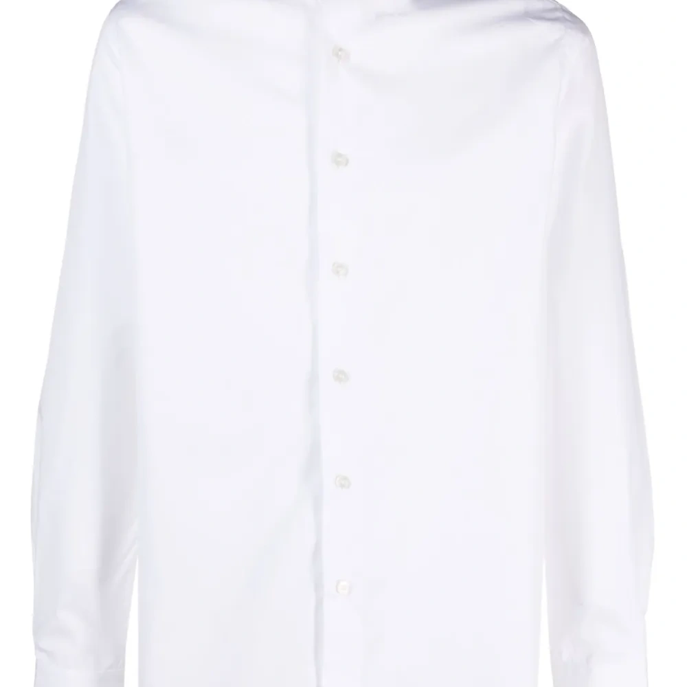 Рубашка с косым воротником