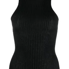 Топ Emma с высоким воротником