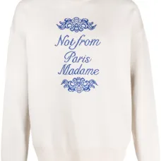 Джемпер вязки интарсия с надписью Джемпер вязки интарсия с надписью