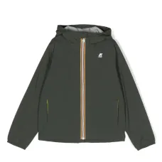 Куртка на молнии с нашивкой-логотипом