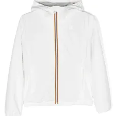 Куртка с капюшоном и нашивкой-логотипом