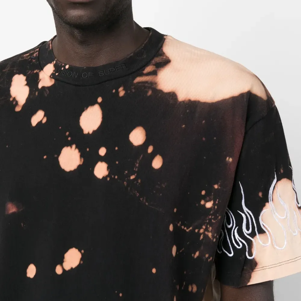 Футболка с принтом тай-дай