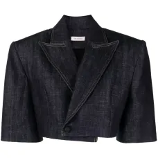 Укороченный джинсовый блейзер Aspos