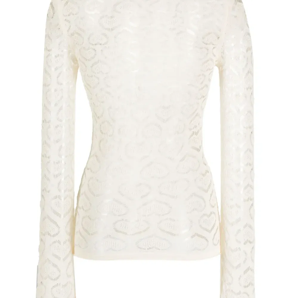 Топ с длинными рукавами и узором