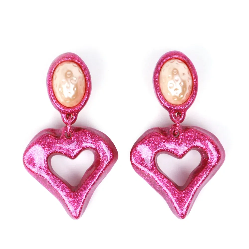 Серьги The Heartbreaker с блестками