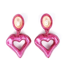 Серьги The Heartbreaker с блестками