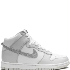 КроссовкиDunk High Silver Swoosh