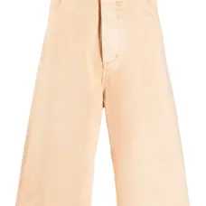 Джинсовые шорты-бермуды с поясом Джинсовые шорты-бермуды с поясом