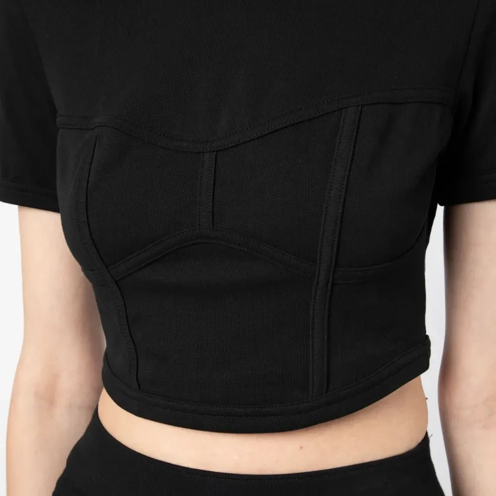 Укороченная футболка Wren с круглым вырезом