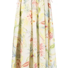 Юбка макси с цветочным принтом