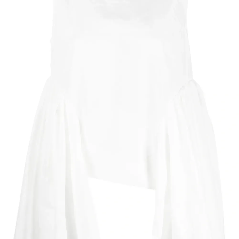 Топ с драпировкой и бахромой