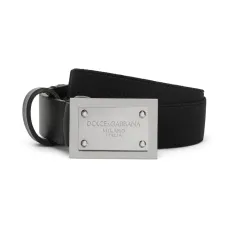 Ремень с пряжкой-логотипом