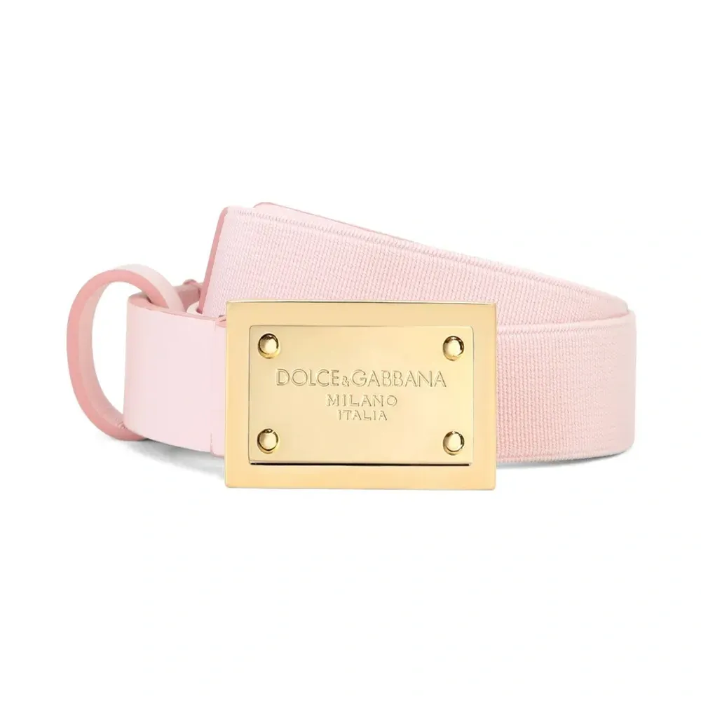 Ремень с пряжкой-логотипом