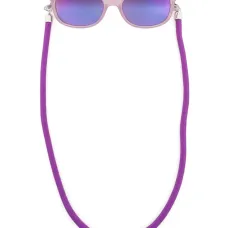 Солнцезащитные очки в прямоугольной оправе со шнурком