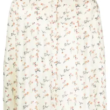 Рубашка с длинными рукавами и цветочным принтом Рубашка с длинными рукавами и цветочным принтом