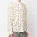 Рубашка с длинными рукавами и цветочным принтом