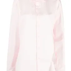 Рубашка с длинными рукавами и вырезом