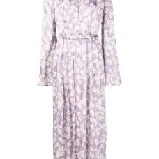 Платье миди с цветочным принтом Платье миди с цветочным принтом