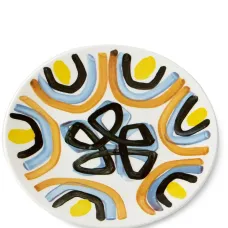 Фарфоровая тарелка Yellow Flower