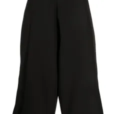 Укороченные брюки широкого кроя Укороченные брюки широкого кроя