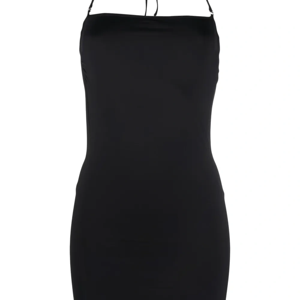 Платье мини с вырезом халтер Платье мини с вырезом халтер