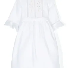 Платье с цветочной вышивкой