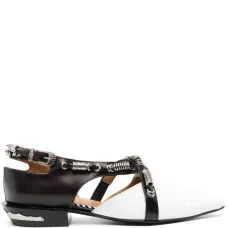 Балетки со вставками